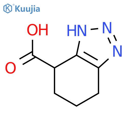 4,5,6,7-tetrahydro-1H-1,2,3-benzotriazole-4-carboxylic acid structure
