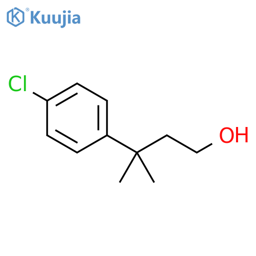 3-(4-chlorophenyl)-3-methylbutan-1-ol structure