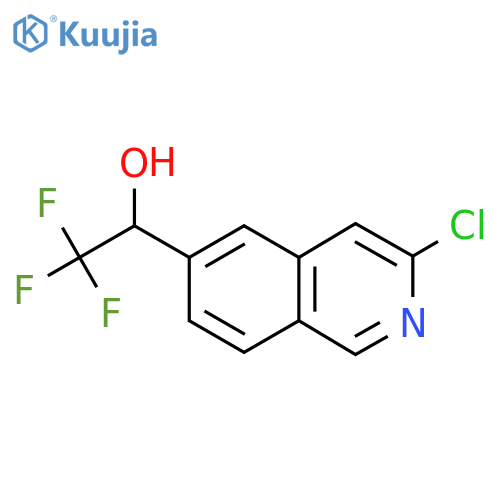 1-(3-Chloroisoquinolin-6-yl)-2,2,2-trifluoroethanol structure