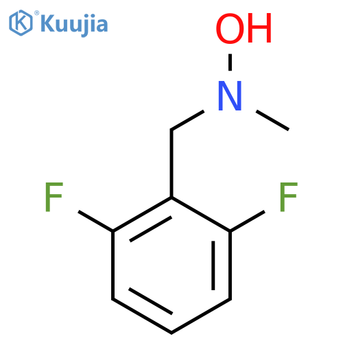 N-(2,6-difluorophenyl)methyl-N-methylhydroxylamine structure
