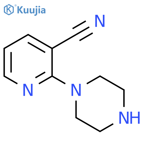 2-(Piperazin-1-yl)nicotinonitrile structure