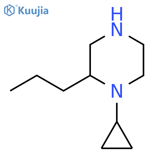 1-Cyclopropyl-2-propylpiperazine structure