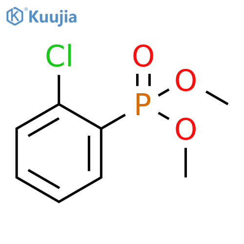 Phosphonic acid, P-(2-chlorophenyl)-, dimethyl ester structure