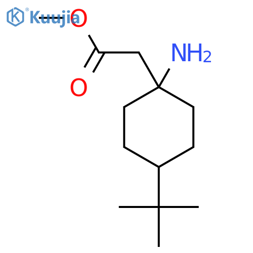 Methyl 2-(1-amino-4-tert-butylcyclohexyl)acetate structure
