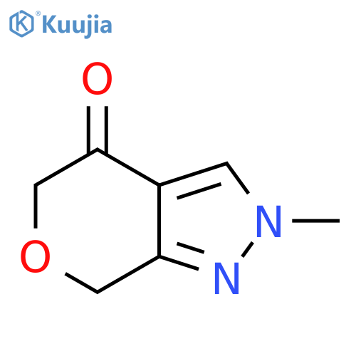 2-Methyl-2,7-dihydropyrano[3,4-c]pyrazol-4(5H)-one structure