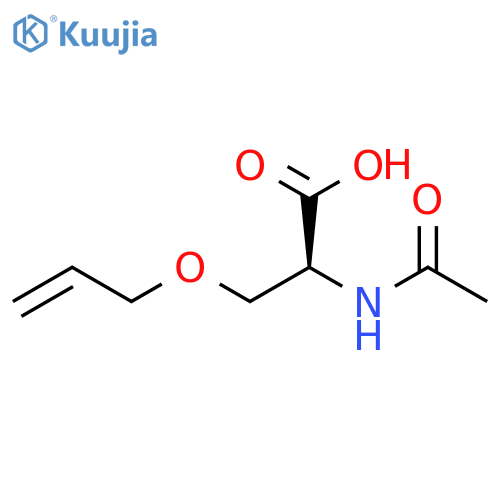 2-acetamido-3-(prop-2-en-1-yloxy)propanoic acid structure
