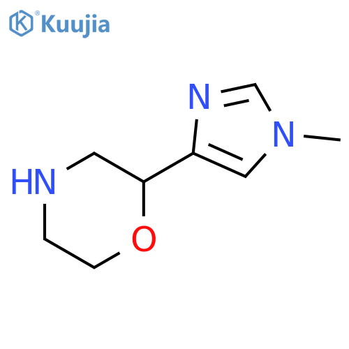 2-(1-methyl-1H-imidazol-4-yl)morpholine structure