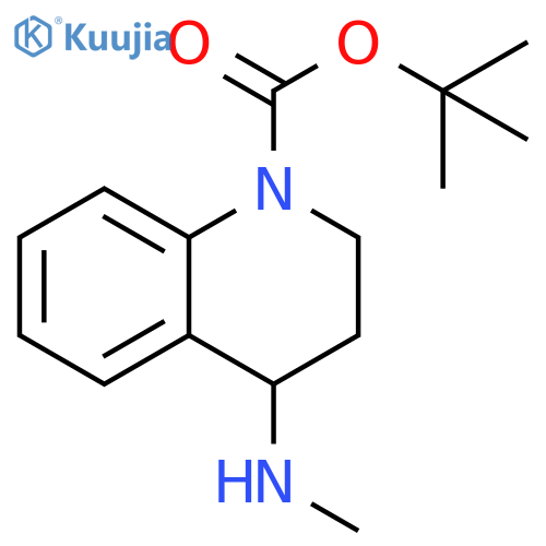 4-Methylamino-3,4-dihydro-2H-quinoline-1-carboxylic acid tert-butyl ester structure