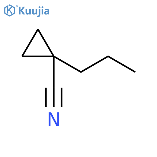 1-propylcyclopropane-1-carbonitrile structure