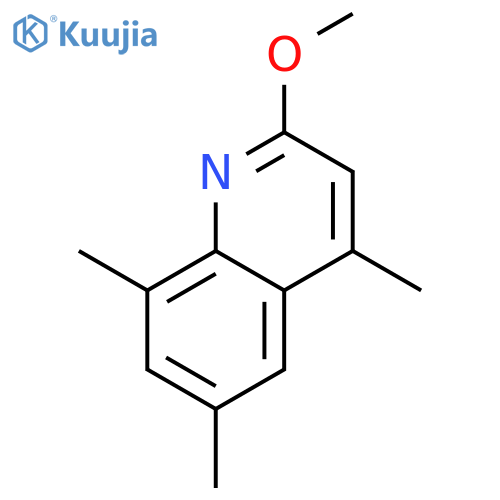 Quinoline, 2-methoxy-4,6,8-trimethyl- structure