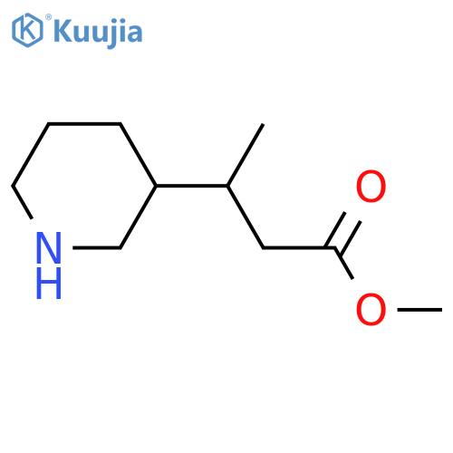 methyl 3-(piperidin-3-yl)butanoate structure