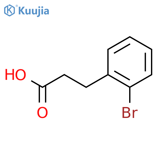 3-(2-bromophenyl)propanoic acid structure