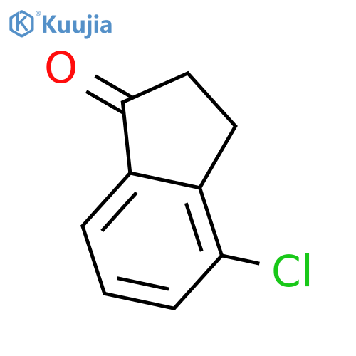 4-chloro-2,3-dihydro-1H-inden-1-one structure