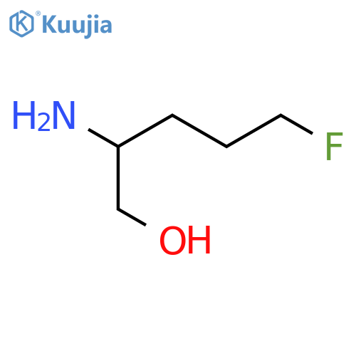 2-amino-5-fluoropentan-1-ol structure