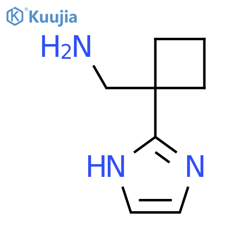 1-(1H-imidazol-2-yl)cyclobutylmethanamine structure