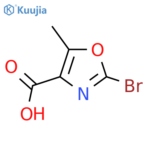 2-Bromo-5-methyloxazole-4-carboxylic acid structure