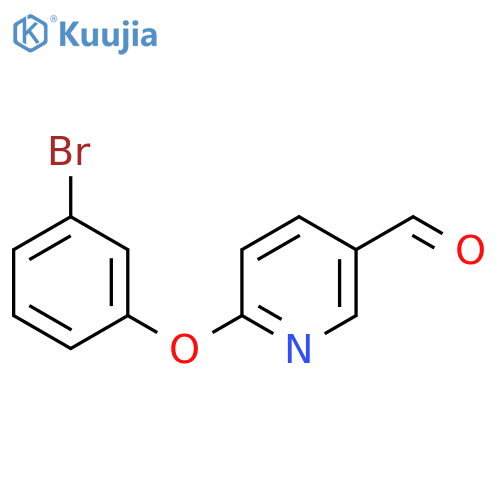 6-(3-Bromophenoxy)pyridine-3-carbaldehyde structure