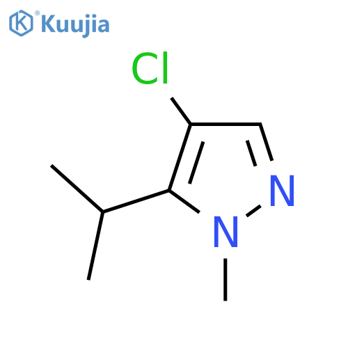 4-chloro-1-methyl-5-(propan-2-yl)-1H-pyrazole structure