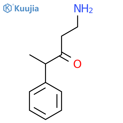 1-amino-4-phenylpentan-3-one structure