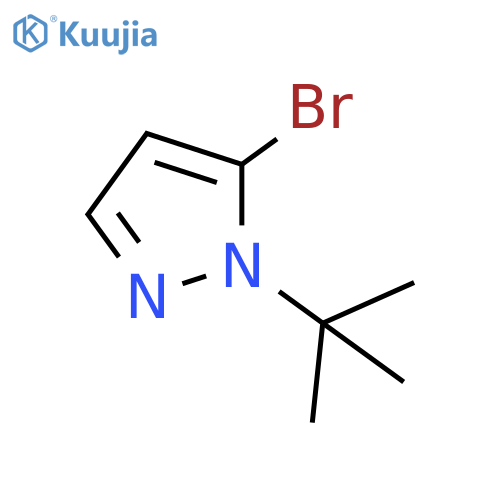 5-bromo-1-tert-butyl-1H-pyrazole structure