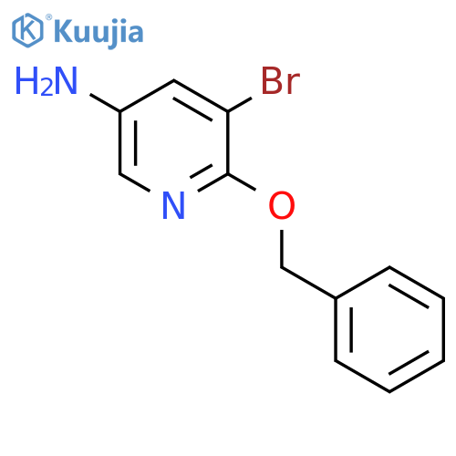 6-(Benzyloxy)-5-bromopyridin-3-amine structure