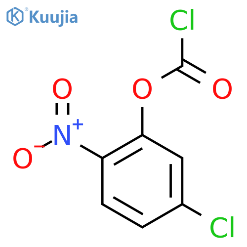 5-chloro-2-nitrophenyl chloroformate structure