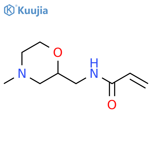 N-[(4-methylmorpholin-2-yl)methyl]prop-2-enamide structure