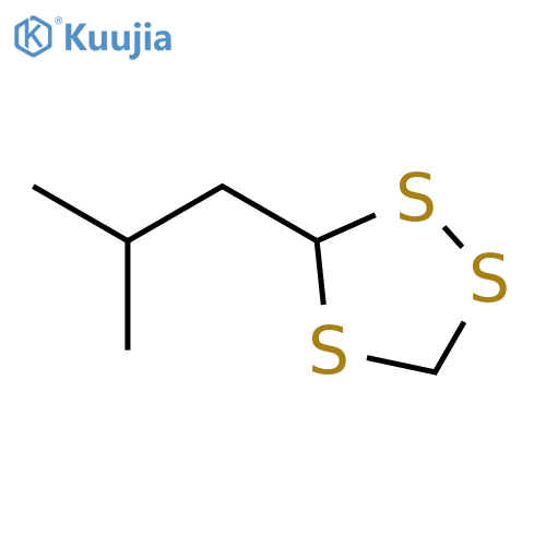 3-(2-Methylpropyl)-1,2,4-trithiolane structure
