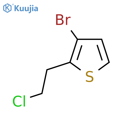 3-Bromo-2-(2-chloroethyl)thiophene structure