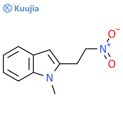 1-methyl-2-(2-nitroethyl)-1H-indole structure