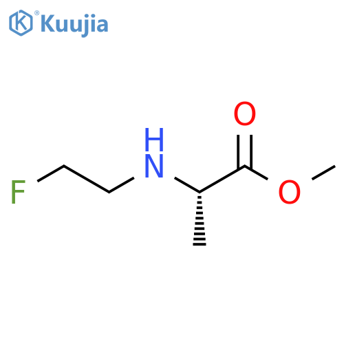 methyl 2-((2-fluoroethyl)amino)propanoate structure