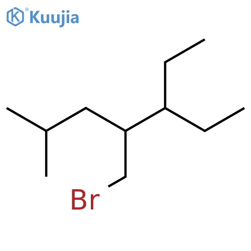 4-(Bromomethyl)-5-ethyl-2-methylheptane structure