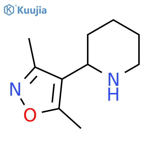 2-(dimethyl-1,2-oxazol-4-yl)piperidine structure