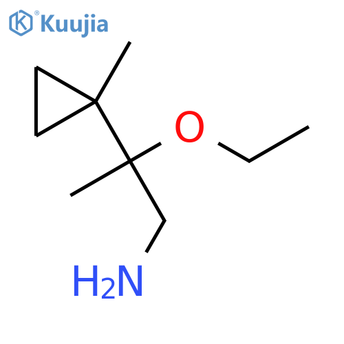 2-Ethoxy-2-(1-methylcyclopropyl)propan-1-amine structure
