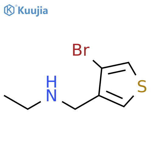 3-Thiophenemethanamine, 4-bromo-N-ethyl- structure