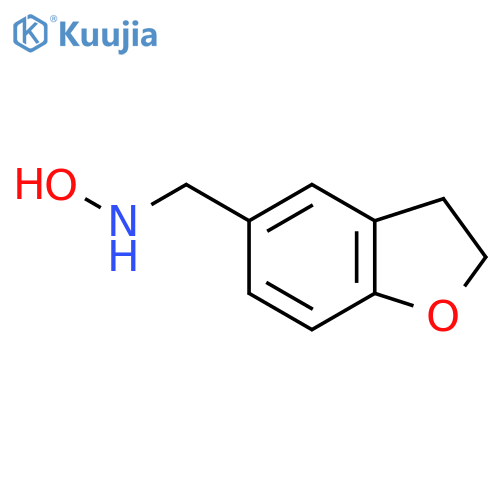 N-(2,3-dihydro-1-benzofuran-5-yl)methylhydroxylamine structure