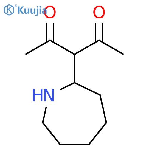 3-(azepan-2-yl)pentane-2,4-dione structure
