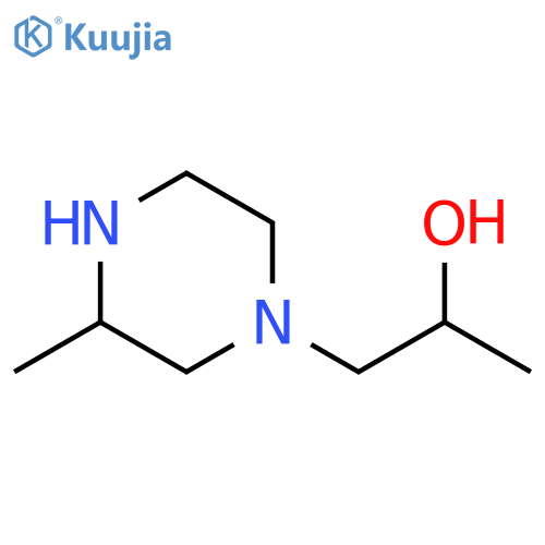 1-(3-methylpiperazin-1-yl)propan-2-ol structure