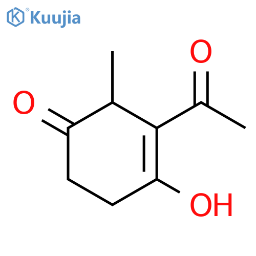 3-Cyclohexen-1-one,3-acetyl-4-hydroxy-2-methyl- structure