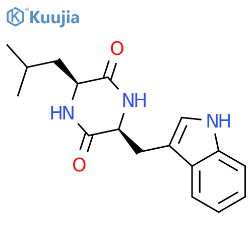 Cyclo(-Leu-Trp) structure