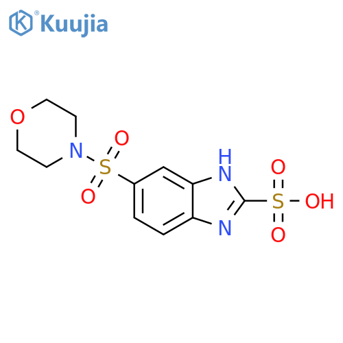 1H-Benzimidazole-2-sulfonic acid, 6-(4-morpholinylsulfonyl)- structure