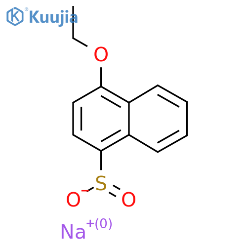 Sodium 4-ethoxynaphthalene-1-sulfinate structure