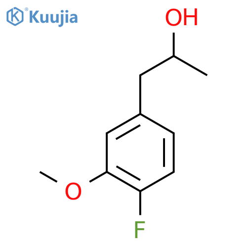 1-(4-fluoro-3-methoxyphenyl)propan-2-ol structure
