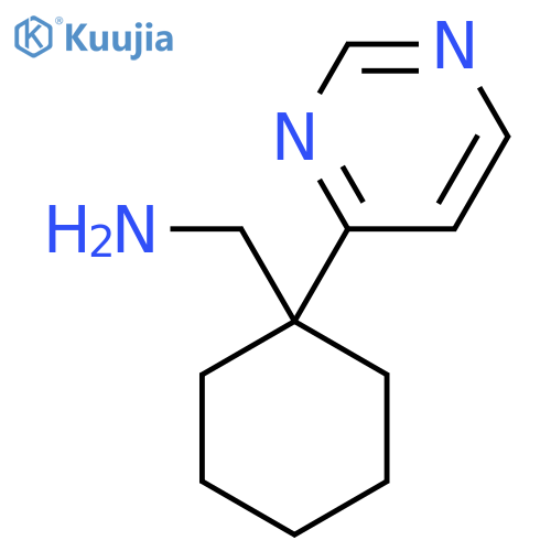 1-(pyrimidin-4-yl)cyclohexylmethanamine structure