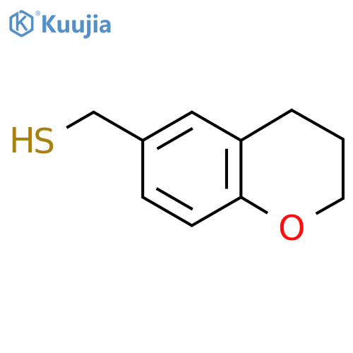 (3,4-dihydro-2H-1-benzopyran-6-yl)methanethiol structure