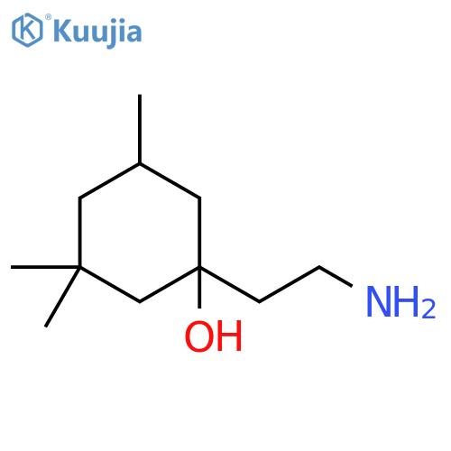 Cyclohexanol, 1-(2-aminoethyl)-3,3,5-trimethyl- structure