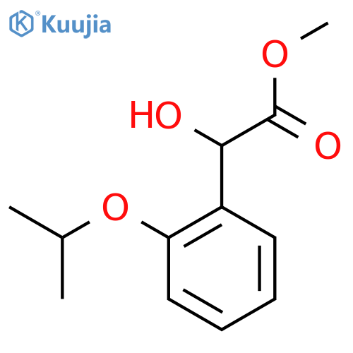 methyl 2-hydroxy-2-2-(propan-2-yloxy)phenylacetate structure