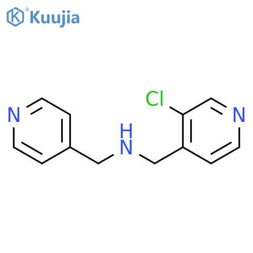 (3-chloropyridin-4-yl)methyl(pyridin-4-yl)methylamine structure