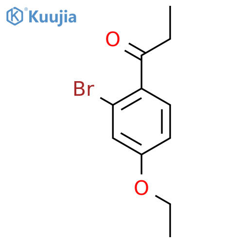 1-(2-Bromo-4-ethoxyphenyl)propan-1-one structure