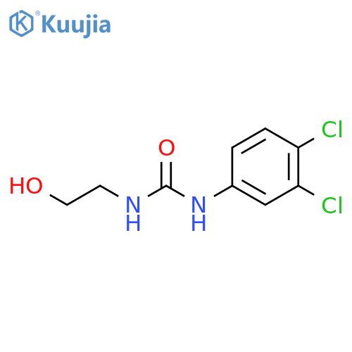 Urea,N-(3,4-dichlorophenyl)-N'-(2-hydroxyethyl)- structure